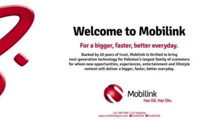 Mobilink 3G Promo