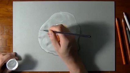 How to draw a perfectly fried egg...