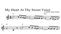 My Heart at Thy Sweet Voice: DIGITAL SHEET MUSIC Piano Organ & Keyboard Book 2