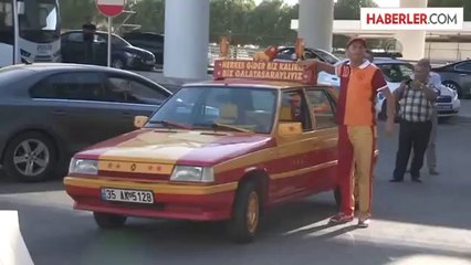 Galatasaray kafilesi İzmir'e geldi