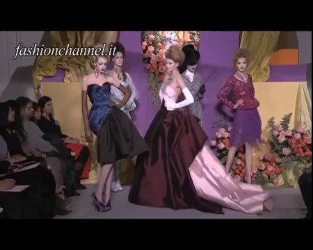Christian Dior Spring Summer 2010 Haute Couture Paris 5 of 5 by Fashion Channel
