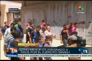 Soldados israelitas asesinan a niño de 11 años en Cisjordania
