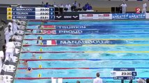 Victoire de Florent Manaudou (50m papillon) - Championnats d'Europe 2014 Berlin