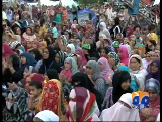 Revenge for Model Town martyrs tops PAT's agenda of talks:Qadri-Geo Reports-24 Aug 2014