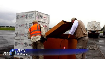 L'USAID débarque 16 tonnes de matériel contre Ebola au Liberia