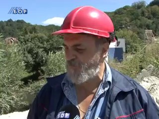 Čišćenje korita reke Pek, 24. avgust 2014. (RTV Bor)