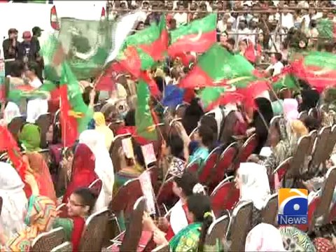 Imran khan u turn's-Geo Reports-24 Aug 2014