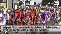 VIDEO. Classic cycliste de l'Indre : à moto et au coeur du peloton