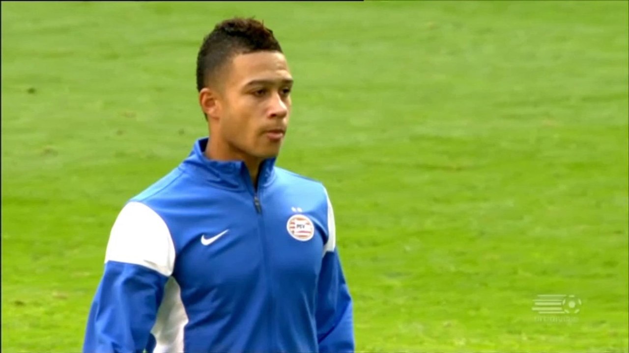 Depay mit Warm-Up-Show