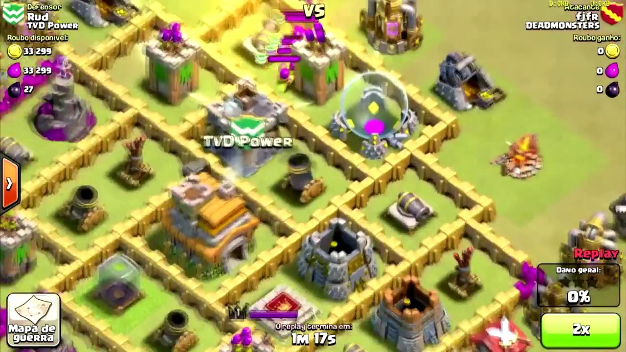 Clash Of Clans Resumo Da Guerra # 1 DeadMonsters