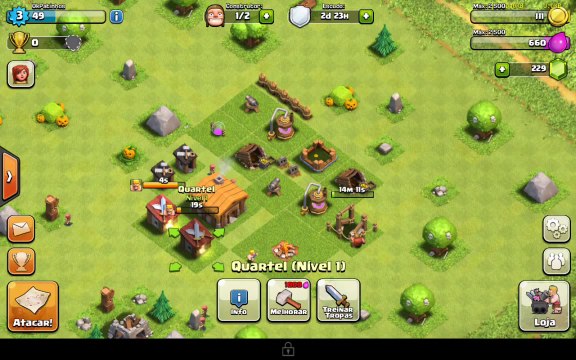 Clash Of Clans Android Gameplay #1 Start Of A New Jorney (PT)