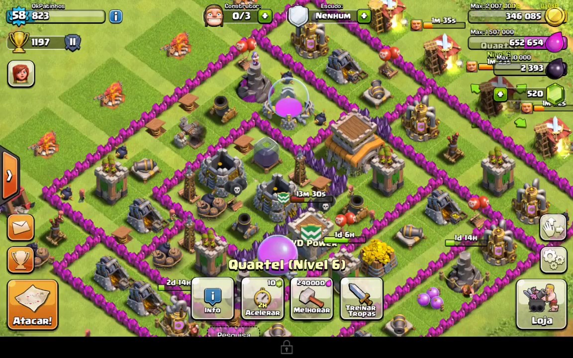 Clash Of Clans OkPatinhos #31 De Volta Com A Pica_