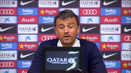 Luis Enrique, encantado con la victoria frente al Elche