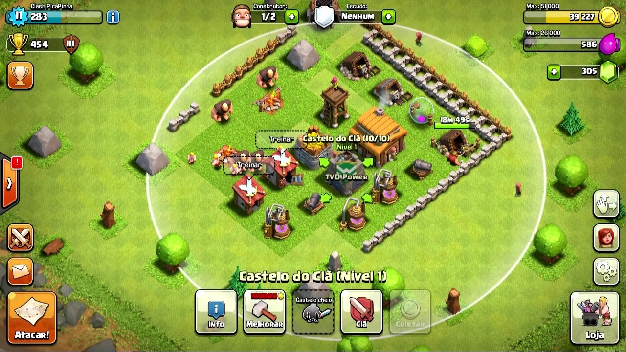 ClashPicaPinha - Nova serie de C.O.C !!! =^-^= #2