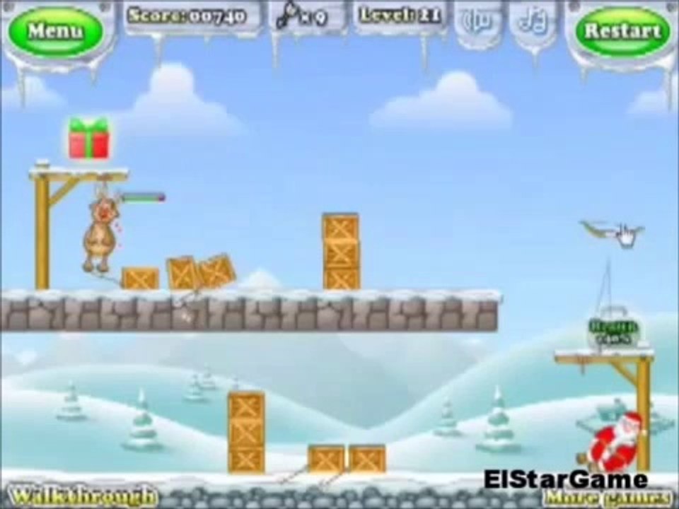 Gibbets Santa in Trouble level 21