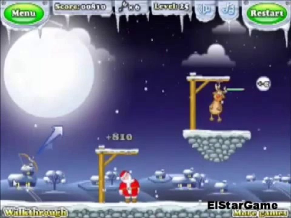 Gibbets Santa in Trouble level 25
