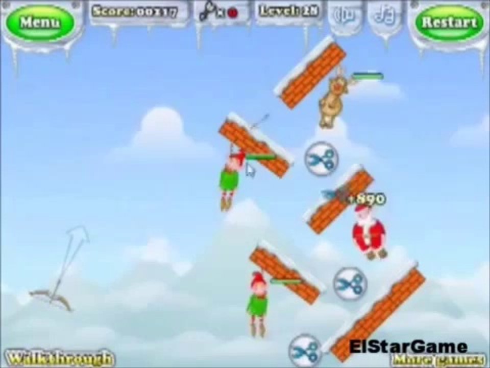Gibbets Santa in Trouble level 28