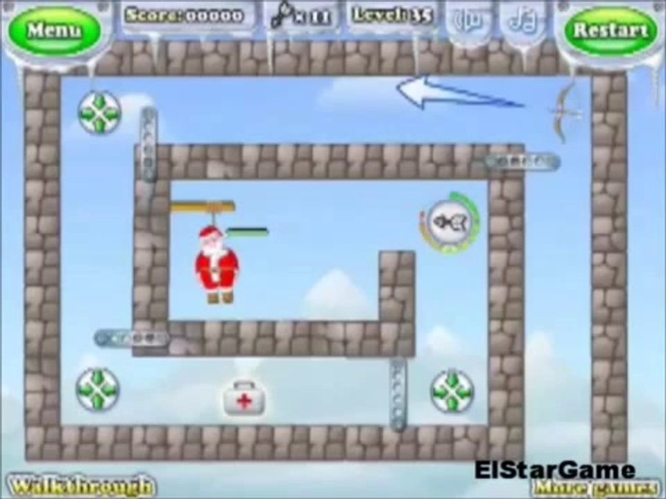 Gibbets Santa in Trouble level 35