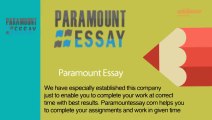 Best Essay Writing Service- Paramount Essay