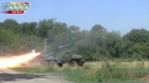 Grad Rockets Destroy Ukraine Army  August 2014