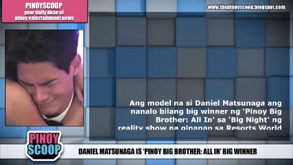 Daniel Matsunaga Is 'Pinoy Big Brother: All In' Big Winner