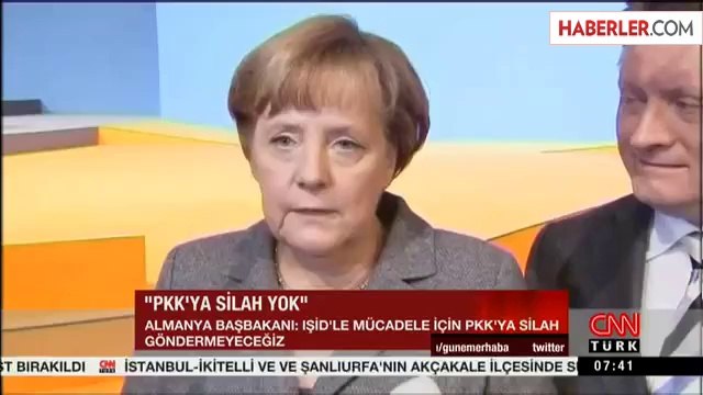 Merkel, Dinleme ve PKK'ya Silah Yardımı İddiaları İlgili Konuştu