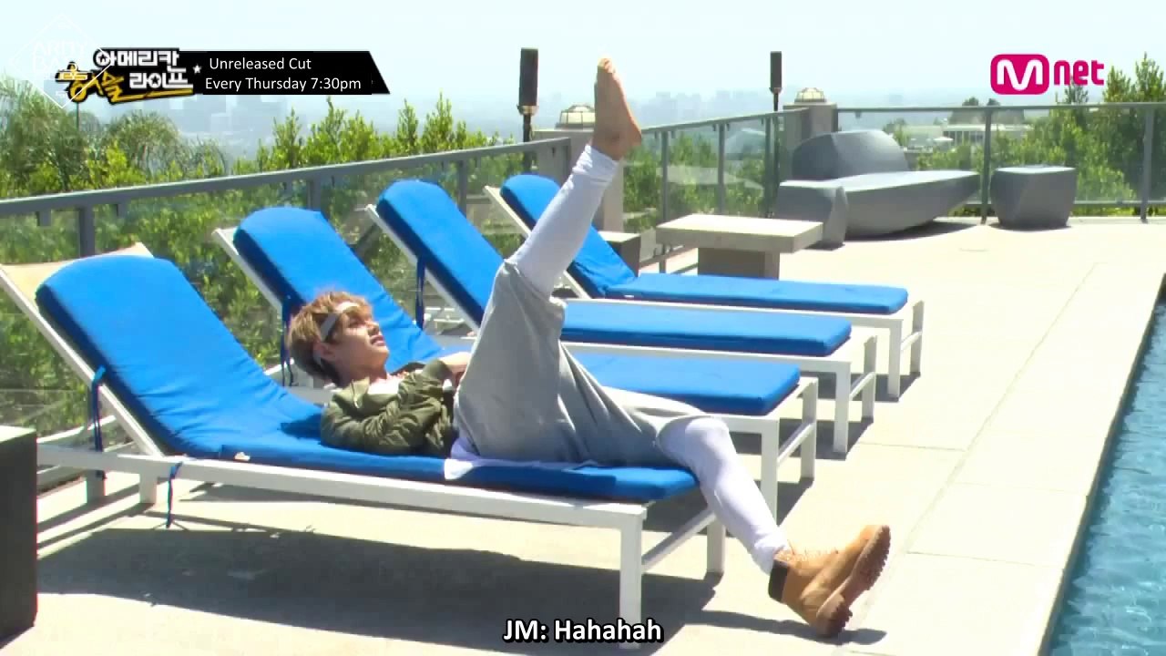 [ENG] [American Hustle Life] Unreleased Cut - Ep.5 Excited V, Jimin, and J-Hope! Today, we’re better off than Kendrick Lamar(-) | ABS