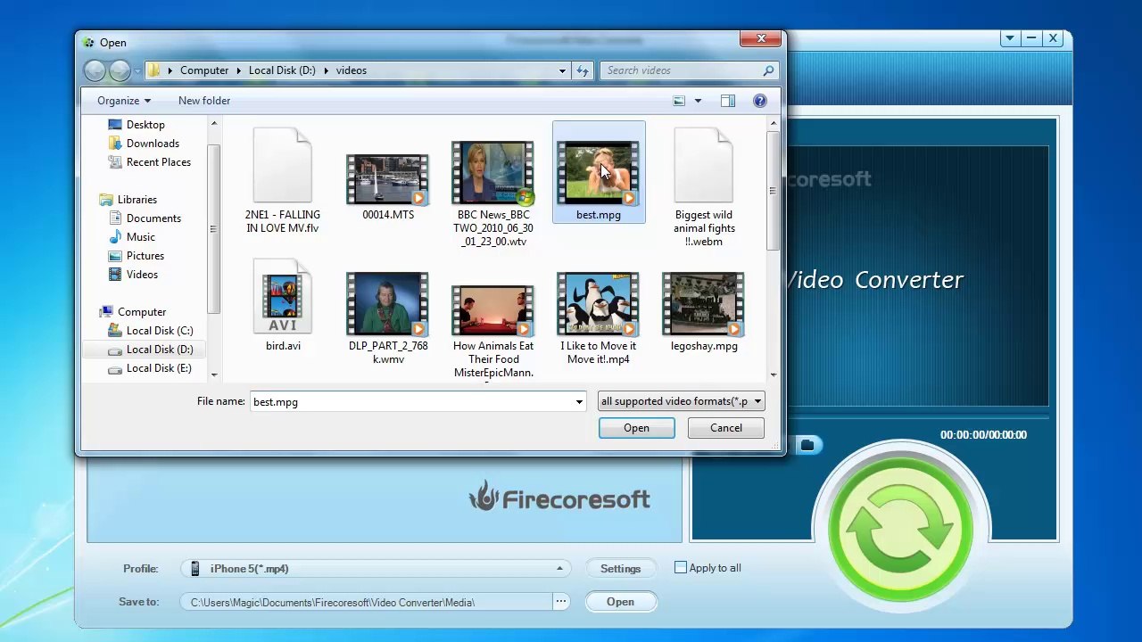 How to convert MPG video to WMV file