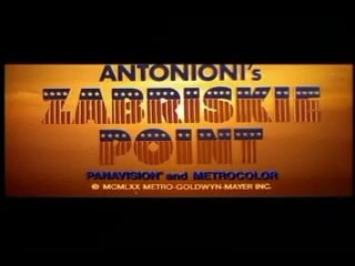 Trailer for Zabriskie Point