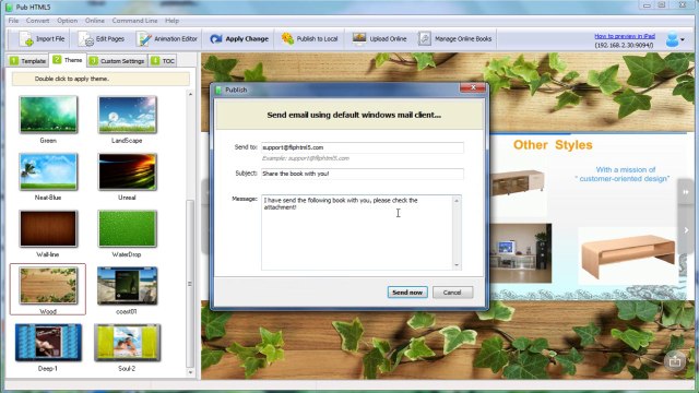 Create your own flipbook thanks to PUB HTML5 Digital Publishing tools