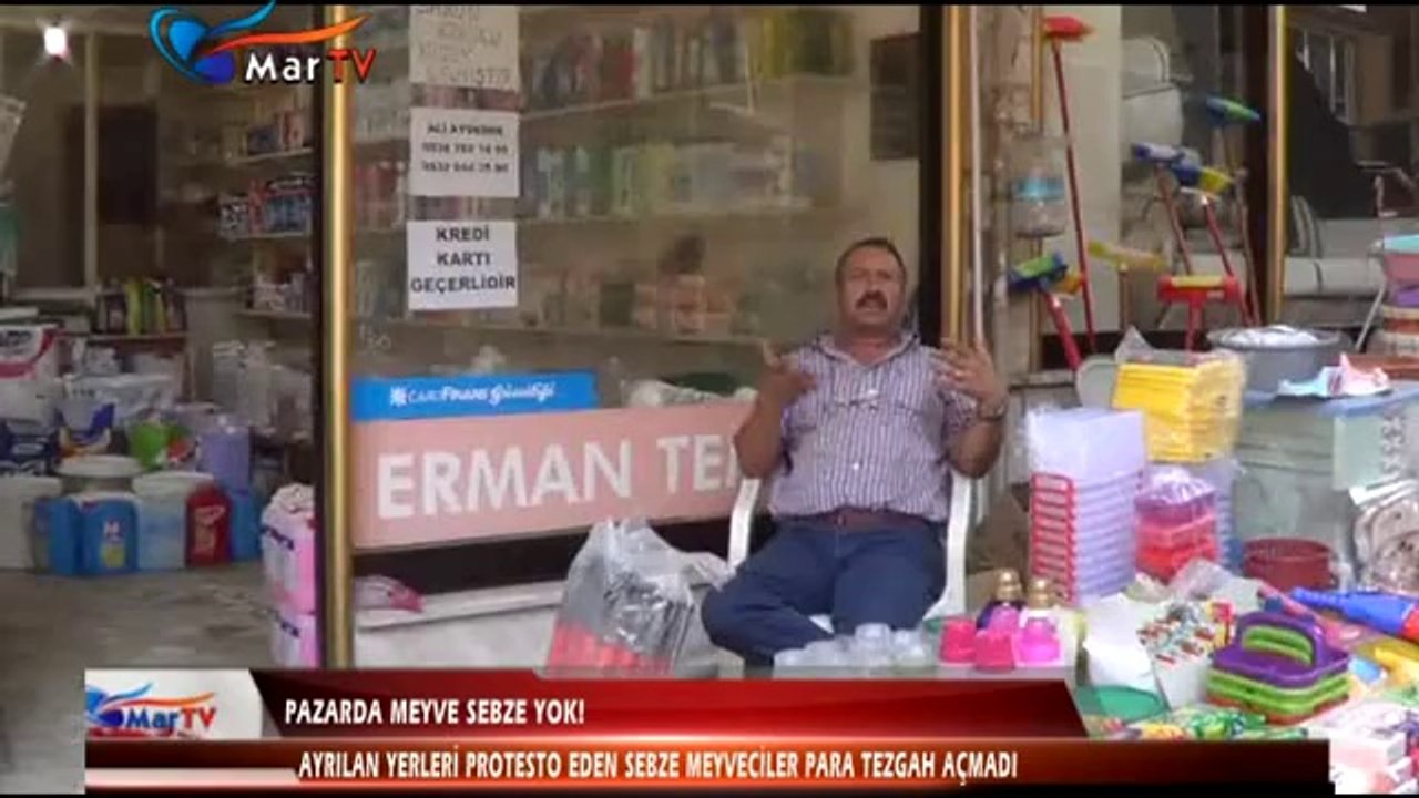 PAZARDA MEYVE SEBZE YOK!