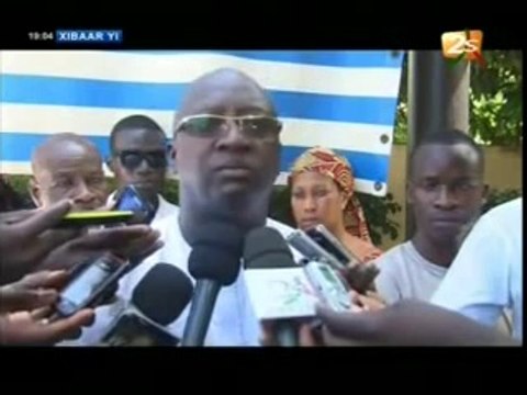 Cérémonie de levée du corps de Bassirou Faye