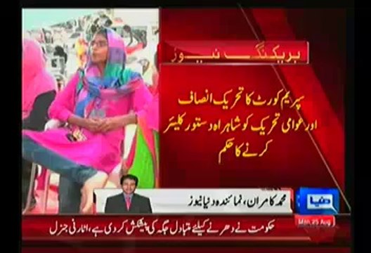 Supreme Court Orders PAT & PTI To Clear Shara-e-Dastoor