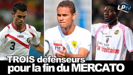 Trois défenseurs pour la fin du mercato