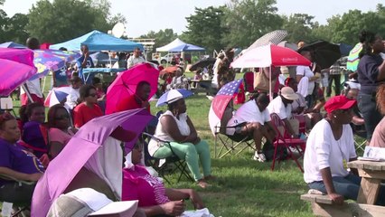 Rassemblement à la veille des obsèques de Michael Brown