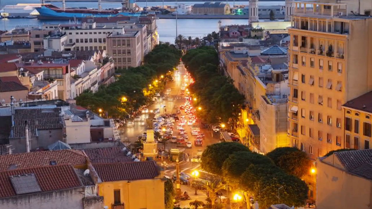Cagliari in time lapse