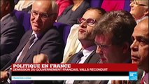 France _ Manuel Valls présente la démission de son gouvernement_(360p)