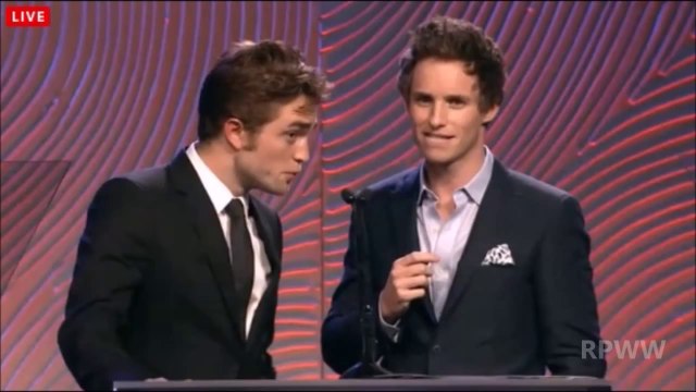 Rob Pattinson & Eddie Redmayne Presenting at HFPA Grant Dinner