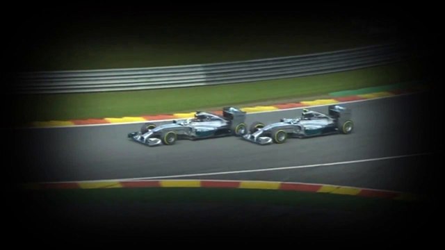 Rosberg crève le pneu d'Hamilton pendant le GP de Belgique