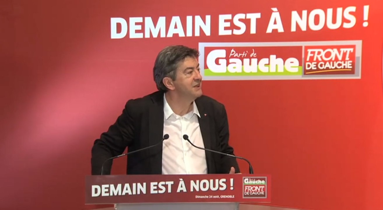 "2017 sera une insurrection !" - J-L Mélenchon le 24/08/14