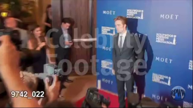 Robert Pattinson Red Carpet B Roll at HFPA Grant Banquet