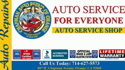 714-627-5573: Auto Maintenance - All Makes & Models