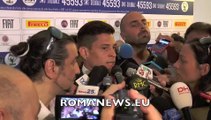 Juan Iturbe a margine della conferenza per la Partita della Pace