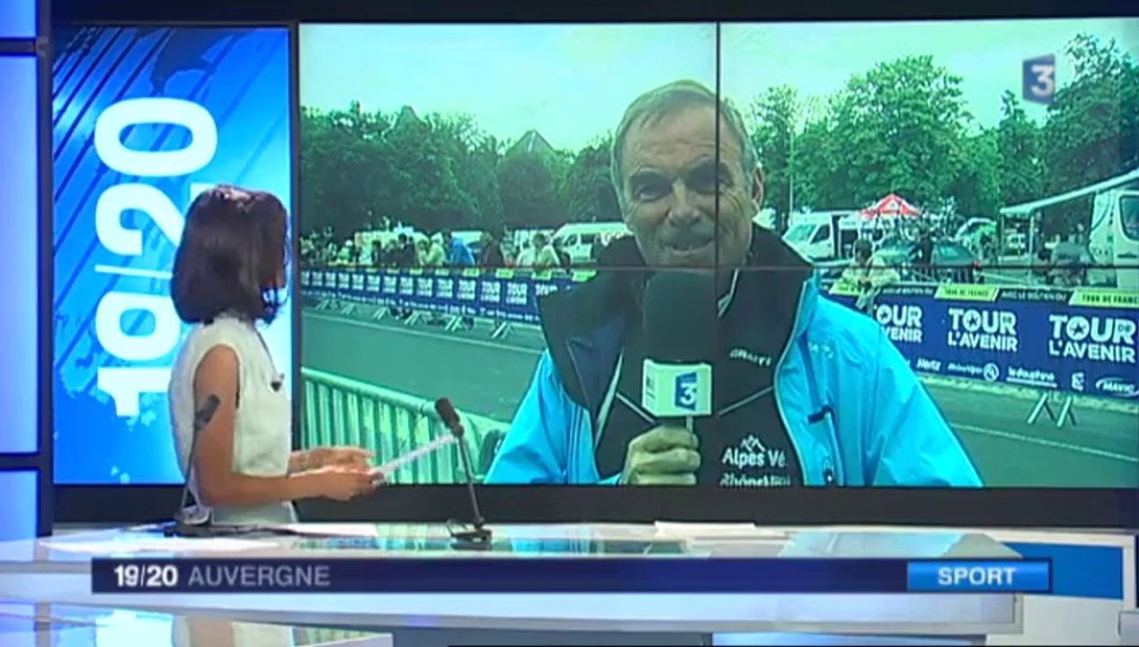 Tour de l'Avenir 2014 - Reportage de France 3 Auvergne 19/20 - samedi 23 août