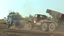 Ukraine Army Grad Artillery Destruction