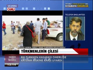 Türkmen M. Vk. Terzi; Bize sahip çıkan, Tuzhurmatu'da, Kerkük'te çıksın.