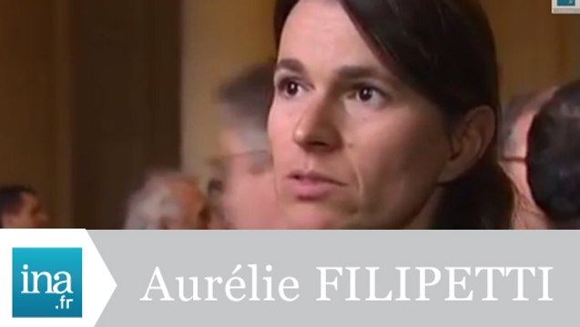 Aurélie Filipetti Il faut qu'on arrête les conneries - Archive INA