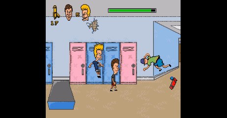Beavis and Butt-head (1994) SNES Gameplay