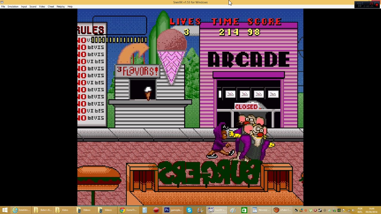 Bebe's Kids (1994) SNES Gameplay