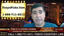 Central Florida Knights vs. Penn St Nittany Lions Pick Prediction NCAA College Football Odds Preview 8-30-2014